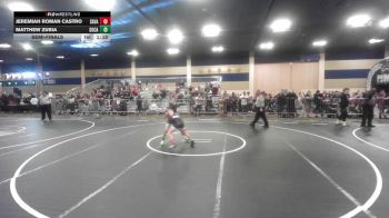 77 lbs Semifinal - Jeremiah Roman Castro, Savage House WC vs Matthew Zubia, SoCal Hammers