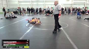68 lbs Round 5 (6 Team) - Colton Chambers, Armory Athletics vs Bennett Kocher, South Hills
