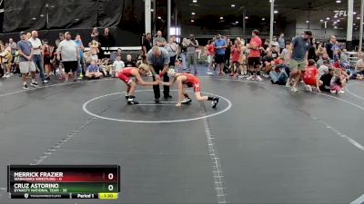 64 lbs Semis (4 Team) - Merrick Frazier, Warhawks Wrestling vs Cruz Astorino, Dynasty National Team