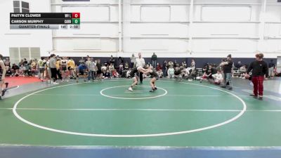 126 lbs Quarterfinal - Paityn Clower, WV Lunatics-MS vs Carson Murphy, Carrollton Warrior-MS
