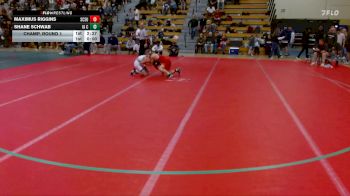 125 lbs Champ. Round 1 - Shane Schwab, Iowa Central Community College vs Maximus Riggins, Saint Cloud State