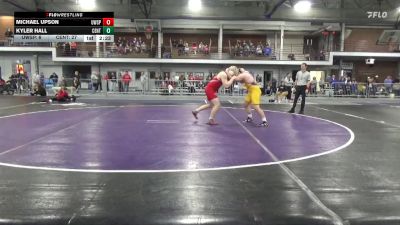 285 lbs Round 1 (4 Team) - Michael Upson, Wisconsin-Stevens Point vs Kyler Hall, Central