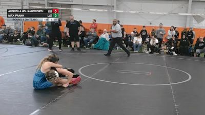 76 lbs Round 8 (10 Team) - Max Frank, Lake WC vs Aubriella Hollandsworth, Prodigy