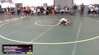 108 lbs 1st Place Match - Steven Fairchild, Juneau Youth Wrestling Club Inc. vs Kyson Rogers, Nikiski Freestyle Wrestling Club