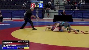 59 kg Semifinal - Olivia Lichti, Hamilton WC vs Michaela Rankin, Brock WC