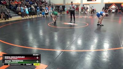 G-7 lbs Round 1 - Emma Descourouez, Clear Creek-Amana vs Rayna Timmerman, Dubuque Hempstead