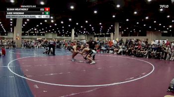 190 lbs 2nd Wrestleback (32 Team) - Elijah Weatherly, Florida Pittbulls vs Jude Wiseman, The Factory Wrestling