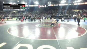 126 lbs Cons. Round 4 - Justus Briggs, Meridian vs Ben Ryser, Mead
