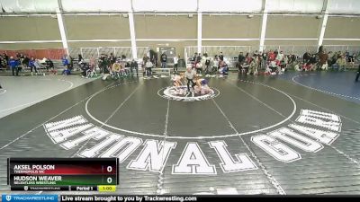 70 lbs Cons. Round 2 - Aksel Polson, Thermopolis WC vs Hudson Weaver, Relentless Wrestling