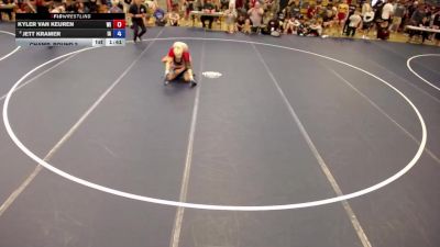 120 lbs Champ. Round 2 - Kyler Van Keuren, WI vs Jett Kramer, IA
