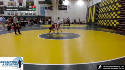 114 lbs Cons. Round 3 - Maeve Perry, North Hunterdon vs Maryori Lopez Gonzalez, Bernards