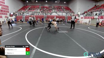 85-90 lbs Quarterfinal - Cayden Beavers, Harrah Little League Wrestling vs Fernando Sierra, OKC Saints Wrestling