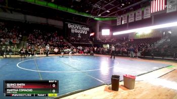 Girls 115 B 1st Place Match - Martha Comacho, Girls 1A/2A vs Quinci Smith, Girls Wildcard A