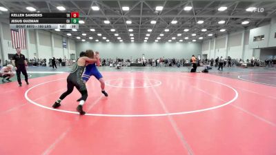 160 lbs Consi Of 8 #1 - Kellen Sanders, TN vs Jesus Guzman, CA