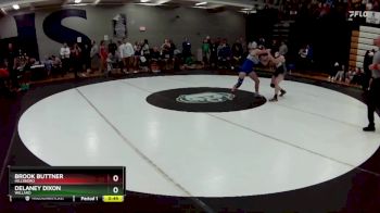 135 lbs. Cons. Round 4 - Brook Buttner, Hillsboro vs Delaney Dixon, Willard