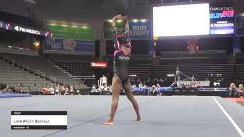 Love Akpan Buckeye Gymnastics - Floor