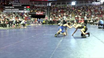 1A-126 lbs Cons. Semi - Riley Watts, Lawton-Bronson vs Dawson Jacobsen, Central Springs