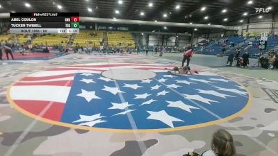 80 lbs 5th Place Match - Tucker Twibell, Touch Of Gold vs Abel Coulon, Gladiator Wrestling Academy