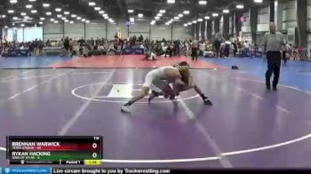 115 lbs Round 1 (6 Team) - Brennan Warwick, Terps Xtreme vs Rykan Hacking, Sons Of Atlas