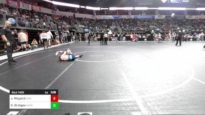 100 lbs Consi Of 4 - Jaimon Mogard, CIWC Team Intensity vs Gabrian Bridges, Marshfield Youth Wrestling