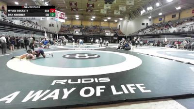 215 lbs Consi Of 16 #2 - Myles Beckett, Belmont Hill vs Dax Kimener, Catholic High School