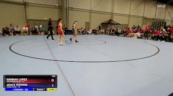 110 lbs Placement Matches (8 Team) - Hannah Lopez, Oklahoma Blue vs Grace Romans, Texas Blue