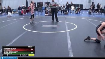 80 lbs Round 1 (6 Team) - Hayden Black, 84 Athletes vs Catie Orndorff, Warhawks