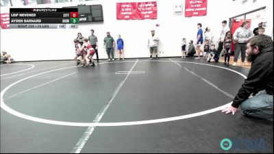 75 lbs Quarterfinal - Leif Nevener, Standfast vs Ayden Barnard, ARDMORE TAKEDOWN CLUB