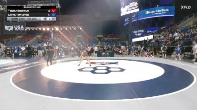 100 lbs Champ. Rd Of 32 - Noah Kovach, TX vs Aniyah Whayne, FL