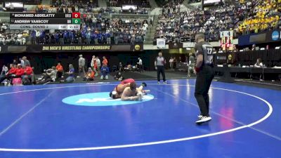 285 lbs Cons. Round 3 - Mohamed Abdelatty, Ursinus vs Andrew Vanscoy, Baldwin Wallace