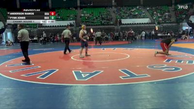 6A 285 lbs Champ. Round 1 - Fynn Jones, Buckhorn vs Anderson Ramos, Decatur