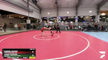 144 lbs 3rd Place Match - Gabriel Bower, Amped Wrestling Club vs Ayden Guzman, Rockwall-Heath High School Wrestling