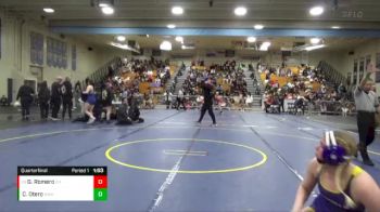 145 lbs Quarterfinal - Gisselle Romero, Shadow Hills vs Casey Otero, Norwalk