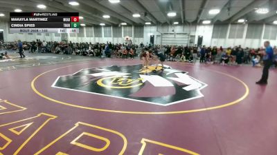 145 lbs Cons. Round 3 - Makayla Martinez, Mead vs Cindia Spies, Thornton