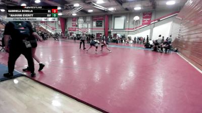 140 lbs 7th Place Match - Gabriela Bonilla, Millikan vs Masuimi Everitt, Mayfair