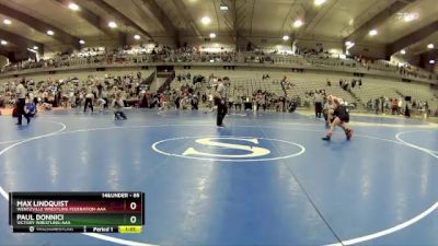 85 lbs 1st Place Match - Paul Donnici, Victory Wrestling-AAA vs Max Lindquist, Wentzville Wrestling Federation-AAA