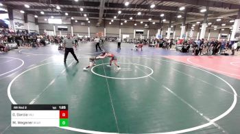 70 lbs Rr Rnd 2 - Giovanni Garcia, Valiant College Prep vs Max Wegener, Bear WC