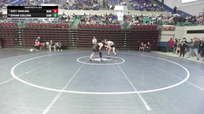 175 lbs Quarterfinal - Joey Darling, Wando vs Ethan Collins, Conway