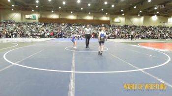 64 lbs Consi Of 16 #2 - Vince Campbell, RedWave Wrestling vs Bradley Bryson, Cowboy Mat Club