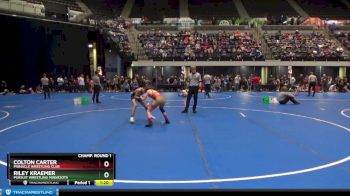 95 lbs Champ. Round 1 - Colton Carter, Pinnacle Wrestling Club vs Riley Kraemer, Pursuit Wrestling Minnesota