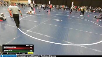 132 lbs Cons. Round 2 - Jack Goodwin, CO vs Tank Loya, CA