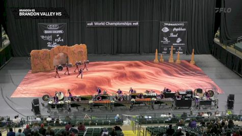 Brandon Valley HS "Brandon SD" at 2025 WGI Percussion/Winds World Championships