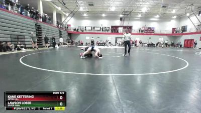 174 lbs Champ. Round 3 - Kane Kettering, Seton Hill vs Lawson Losee, Upper Iowa