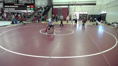 148 lbs 1st Place Match - Piper Douglass, GRYND Wrestling vs Sam Hinman, Victory School Of Wrestling