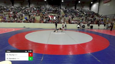 75 lbs Semifinal - Caden Young, Social Circle USA Takedown vs Ryder Sanders, Level Up Wrestling Center