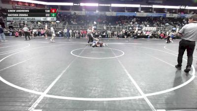 49 lbs Final - Crew Andrews, Team Tulsa WC vs Hayden Zemba, Steel Valley Renegades WC