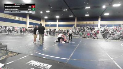 150 lbs Consi Of 16 #1 - Adrian Gutierrez, Fighting Squirrels WC vs Josiah Moreira, Rough House