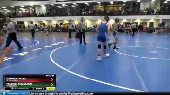 133 lbs Champ. Round 2 - Michael Hazelton, Macomb CC vs Dawsen Yates, Alfred State