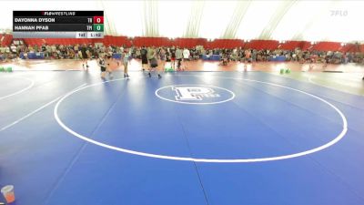 138 lbs Round 5 (10 Team) - Dayonna Dyson, Franklin Central vs Hannah Pfab, Cedar Rapids Xavier