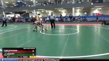 85 lbs 3rd Place Match - Jt Gregory, NOCA vs Cain Mlinarsik, CFD2